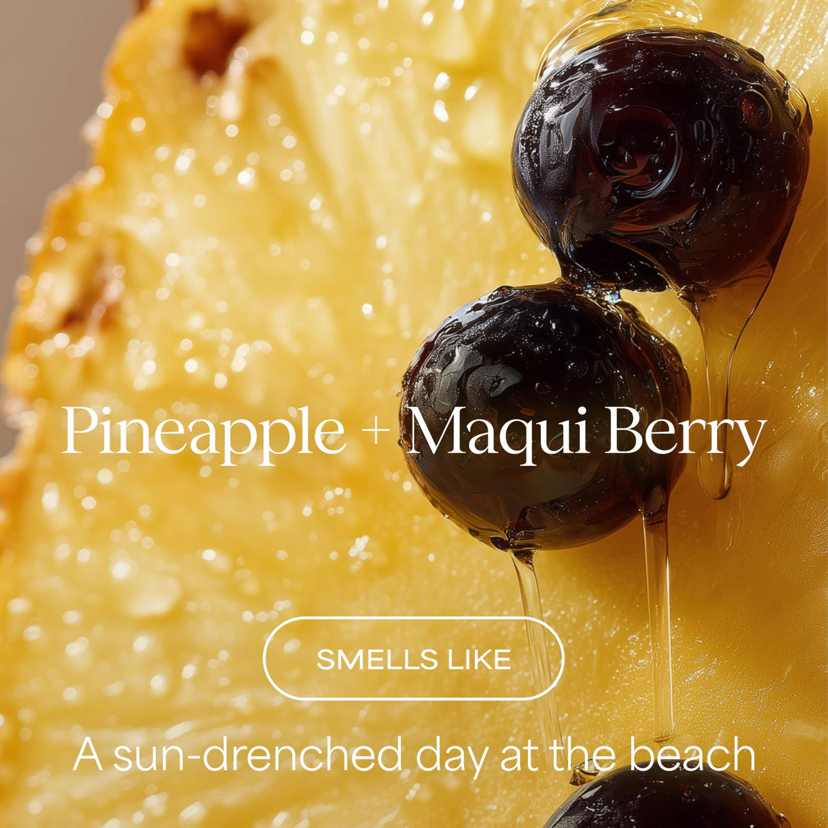 RAW SUGAR Pineapple Maqui Berry hand wash pump releasing creamy lather for smooth hands