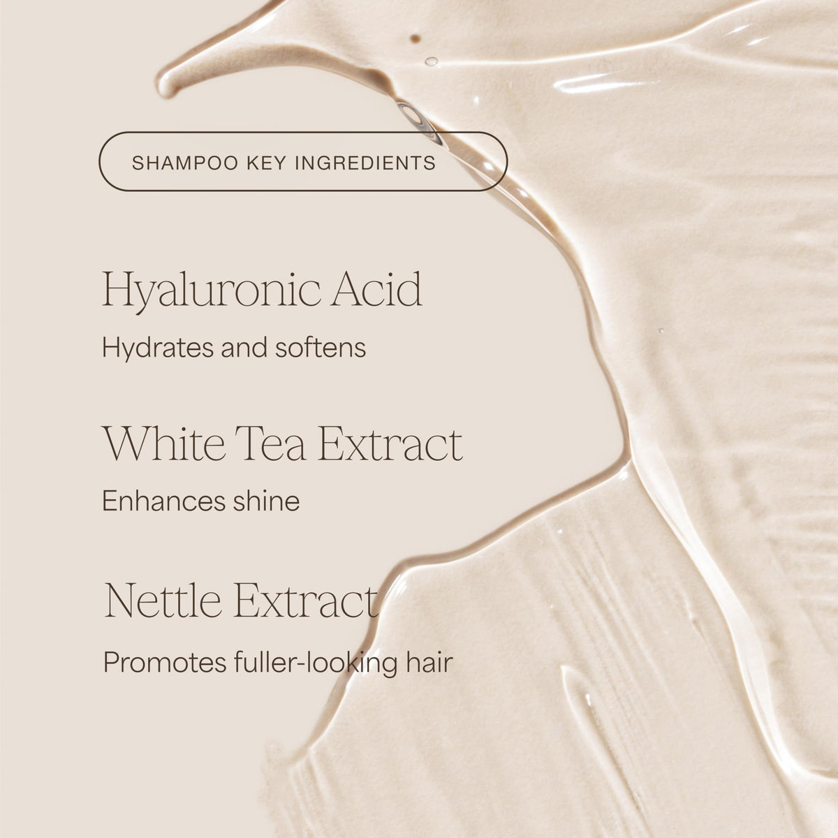 Raw Sugar Volume Revive conditioner smoothing shot highlights detangling and softness.