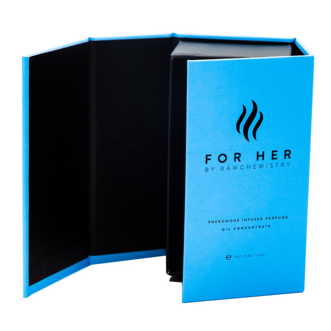 RawChemistry for Her flacon closeup emphasizing refined concentrate oil format