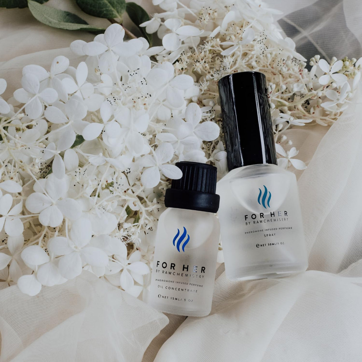 RawChemistry For Her label details highlight premium ingredients and notes