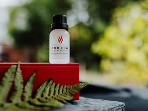 RawChemistry for Him packaging closeup highlights luxury design