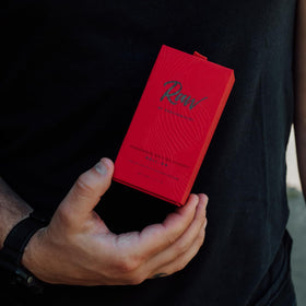 RawChemistry mid notes of pink pepper, geranium, vetiver, lavender for depth.