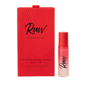 RawChemistry Raw Pheromone Cologne Roll-On application for quick, portable scent boost.