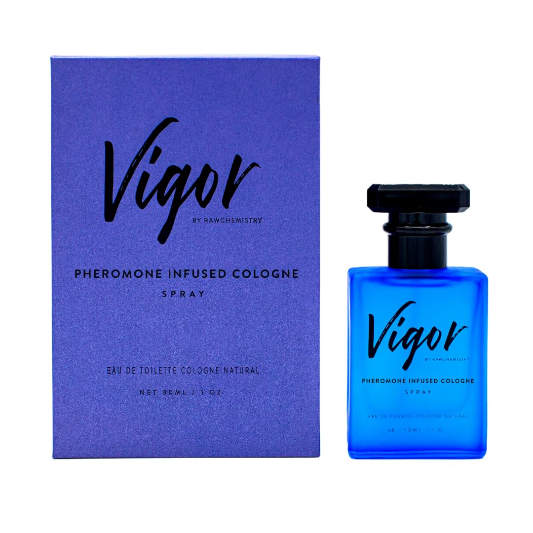 RawChemistry Vigor bottle front view with premium packaging and masculine appeal.