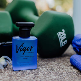 RawChemistry Vigor luxury packaging box on display.