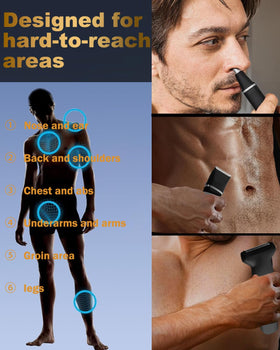 RAXMETRY IPX7 waterproof trimmer for wet or dry use