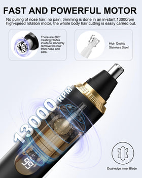 RAXMETRY copper-core motor delivers smooth speed for quick, painless grooming sessions.
