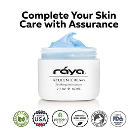 Raya Azulen Cream texture spreads smoothly for comfortable wear.