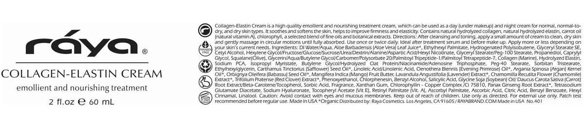 Raya Collagen-Elastin Cream daily ritual addition improves skin texture and tone