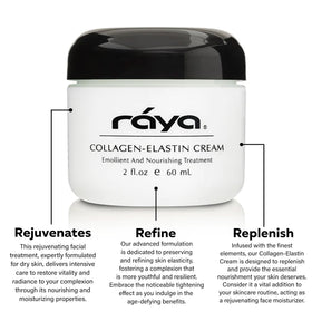 Raya Collagen-Elastin Cream made-in-usa packaging reflects trusted manufacturing standards