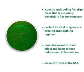 Cucumber extract in Raya masque provides gentle hydration