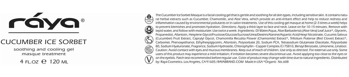 Post-sun routine with Raya masque to refresh tired skin