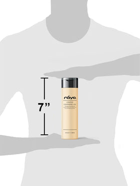 Raya Gentle Facial Cleansing Gel natural ingredients highlight on label