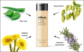 Raya Gentle Facial Cleansing Gel pump dispenser for easy use