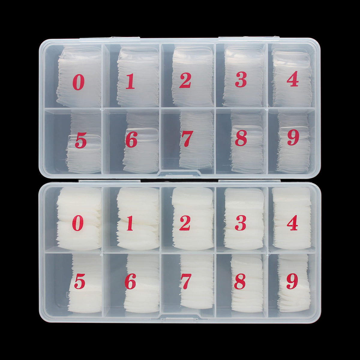 RayanWay full-cover nail tips in a numbered case for easy selection and professional results.