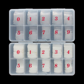 RayanWay full-cover nail tips in a numbered case for easy selection and professional results.