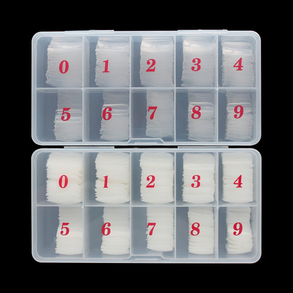 RayanWay full-cover nail tips in a numbered case for easy selection and professional results.