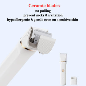 RaysDanc precision heads glide smoothly for comfortable close shaves