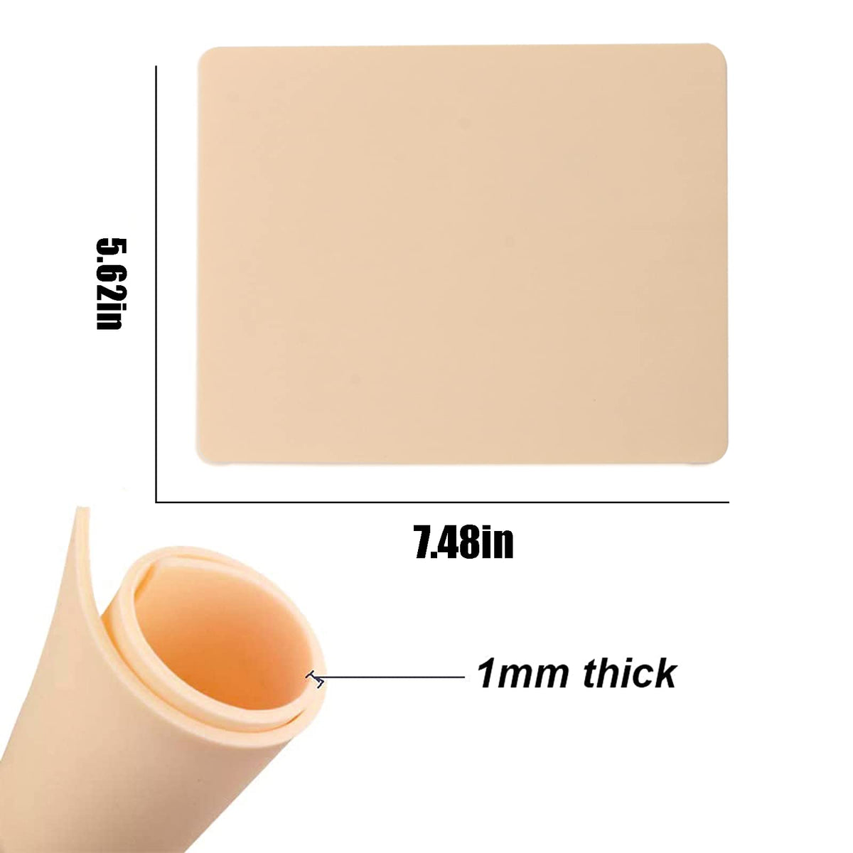 Rayyl silicone touch tattoo skin feels soft and skin-like for realistic practice.