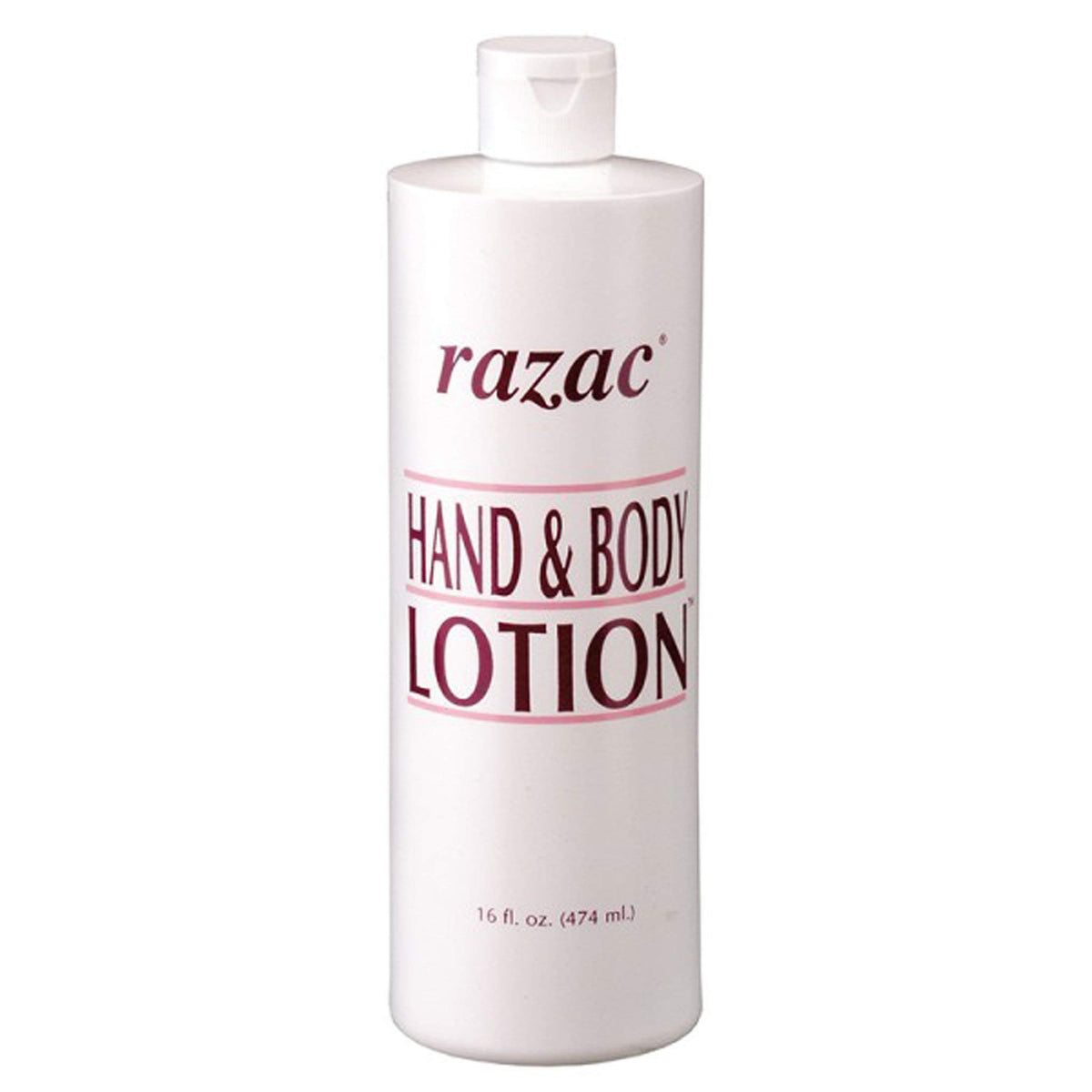 Razac Hand &amp; Body Lotion 16oz bottle provides daily moisture for hands.
