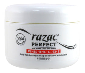 Razac Perfect For Perms Finish Creme 2-pack highlighting value and long-lasting curl definition