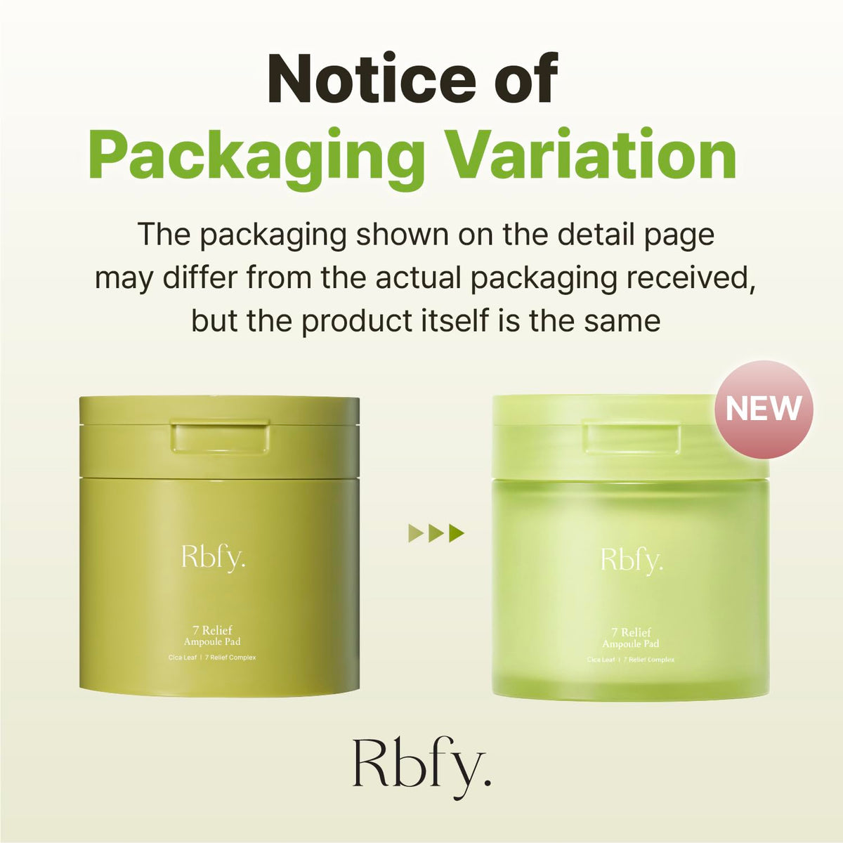Rbfy application routine pad display demonstrating easy use