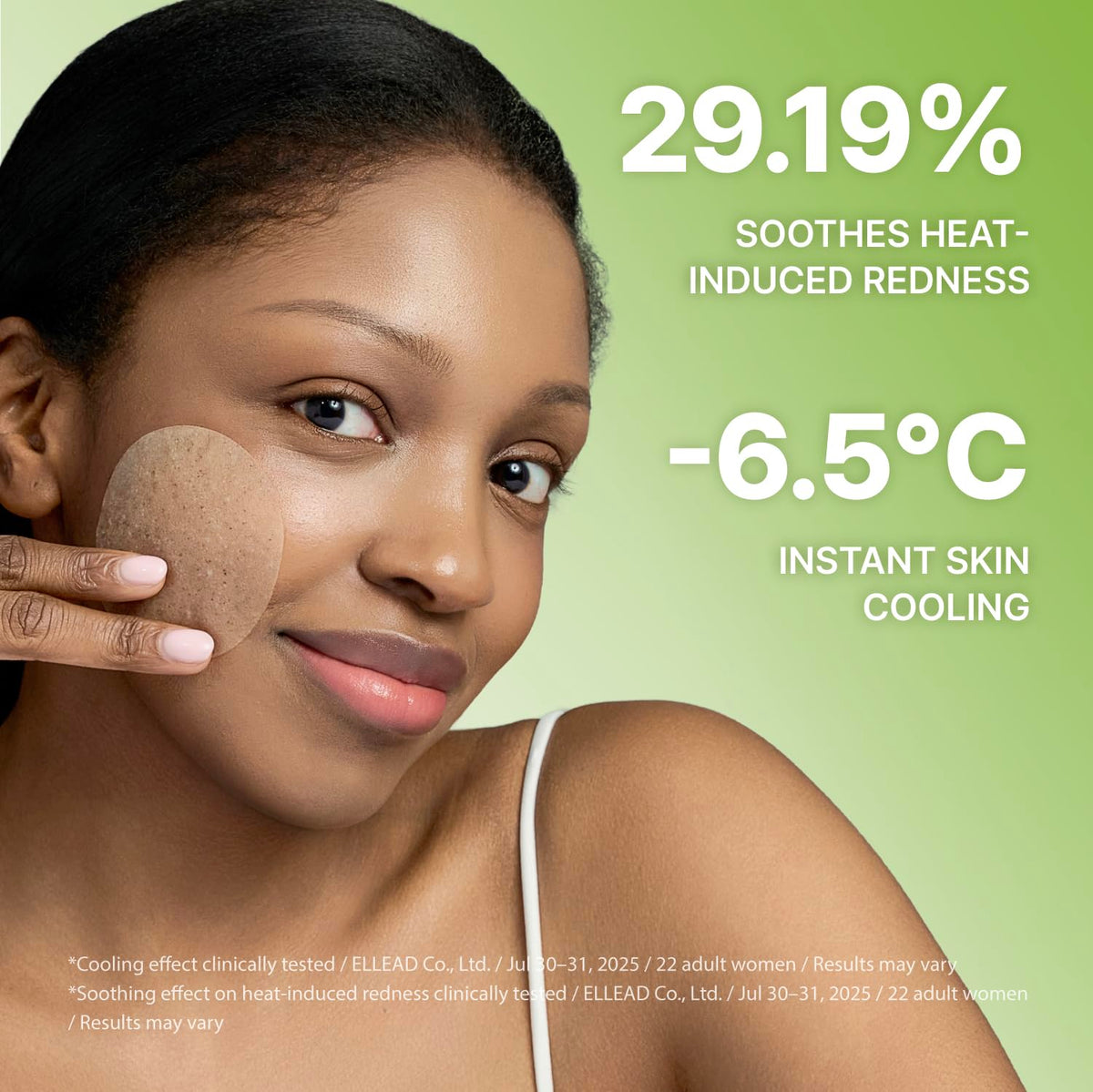 Rbfy 20% Centella leaf infusion visible in splash emphasizing soothing actives.