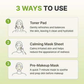 Rbfy pad application demonstration showing a soothing, non-irritating routine.