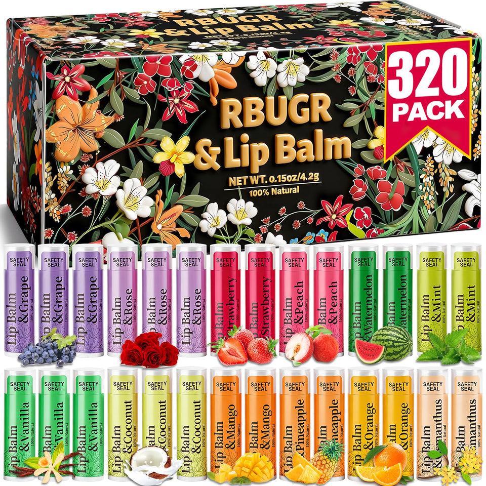 RBUGR bulk lip balm pack for easy stocking and gifting