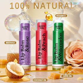 RBUGR grape flavour lip balm close-up with vibrant color.