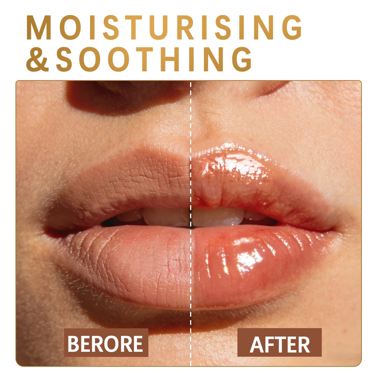 RBUGR peach lip balm flavor for smooth lips