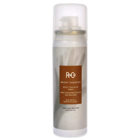 R+Co Bright Shadows root-touch-up-spray for quick regrowth coverage between color sessions.