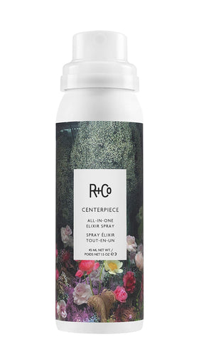 R+Co Centerpiece spray bottle for lightweight hydration and detangling.