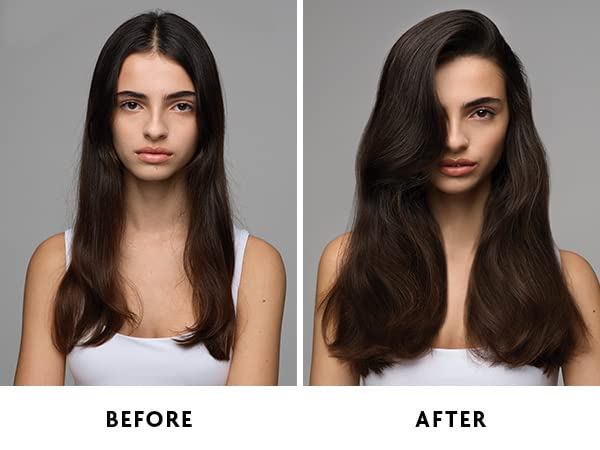 R+Co Dallas Biotin Thickening Treatment bottle side view highlighting easy application