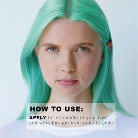 R+Co Gemstone Color Conditioner label close-up notes vegan cruelty-free formula.