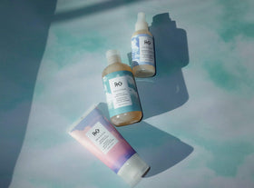 R+Co On A Cloud Baobab Oil Repair Splash swatch showing salon-style shine and smooth finish