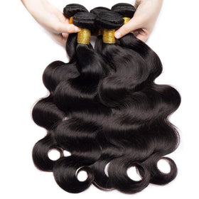 rdddne 12A body wave 22 inch bundle close-up for fuller, long-lasting volume.