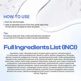 Re: NK Hyper Hyal toner closeup gloss showcases transparent, fast-absorbing finish.