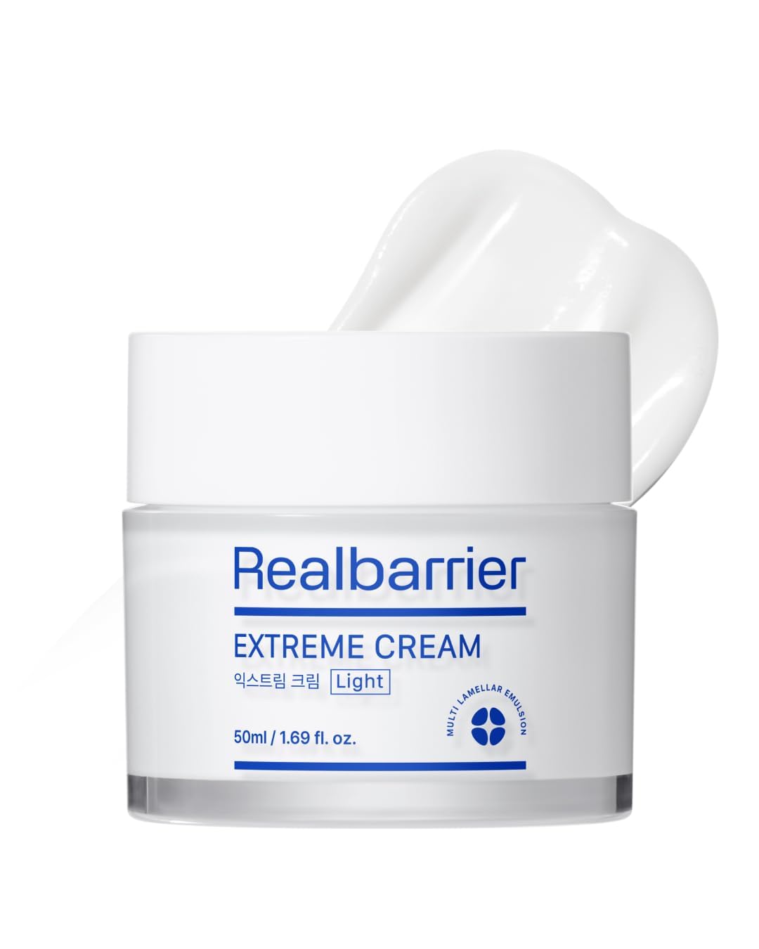 Real Barrier Extreme Cream Light bottle front for daily hydration.