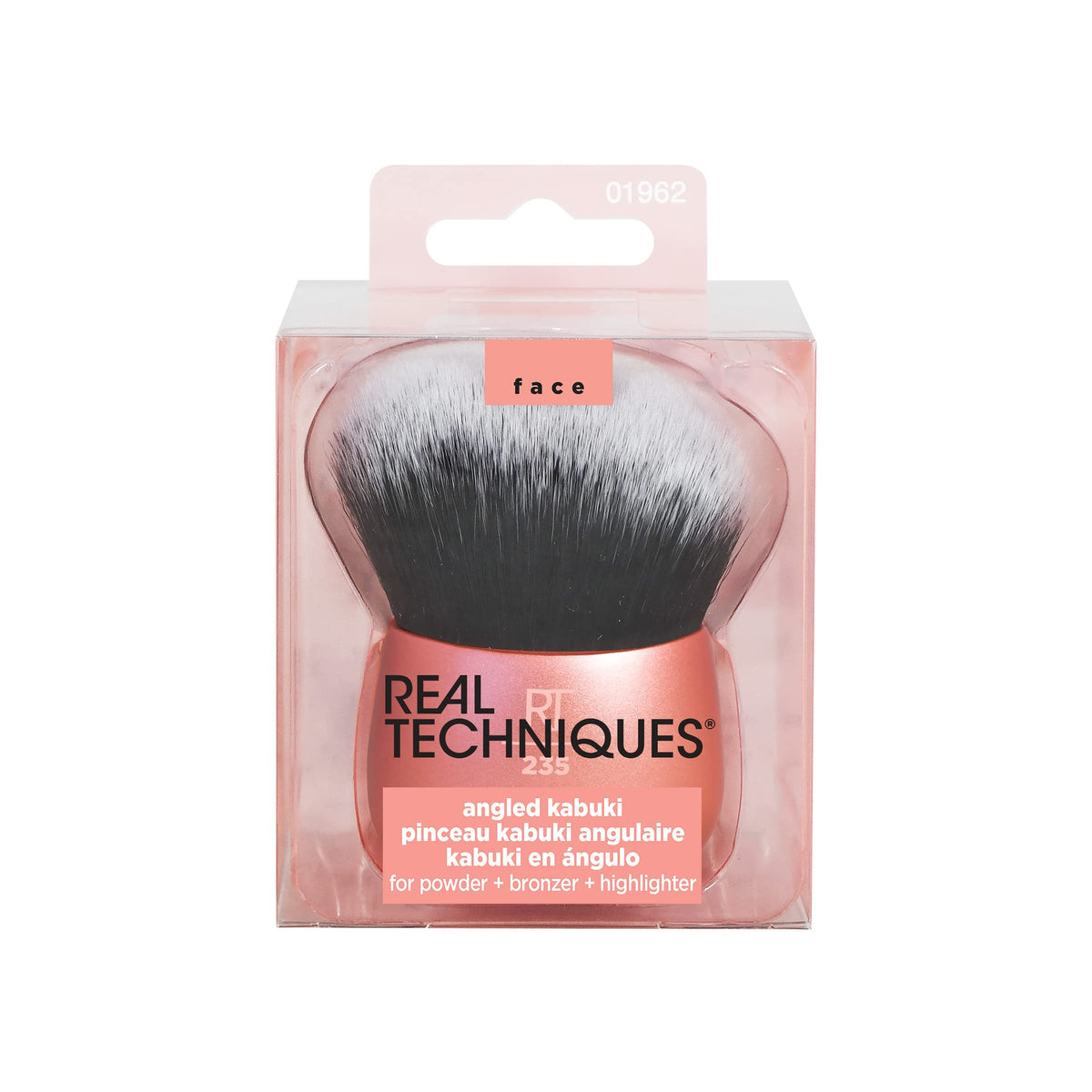 Close-up of dense synthetic bristles for smooth powder and bronzer application