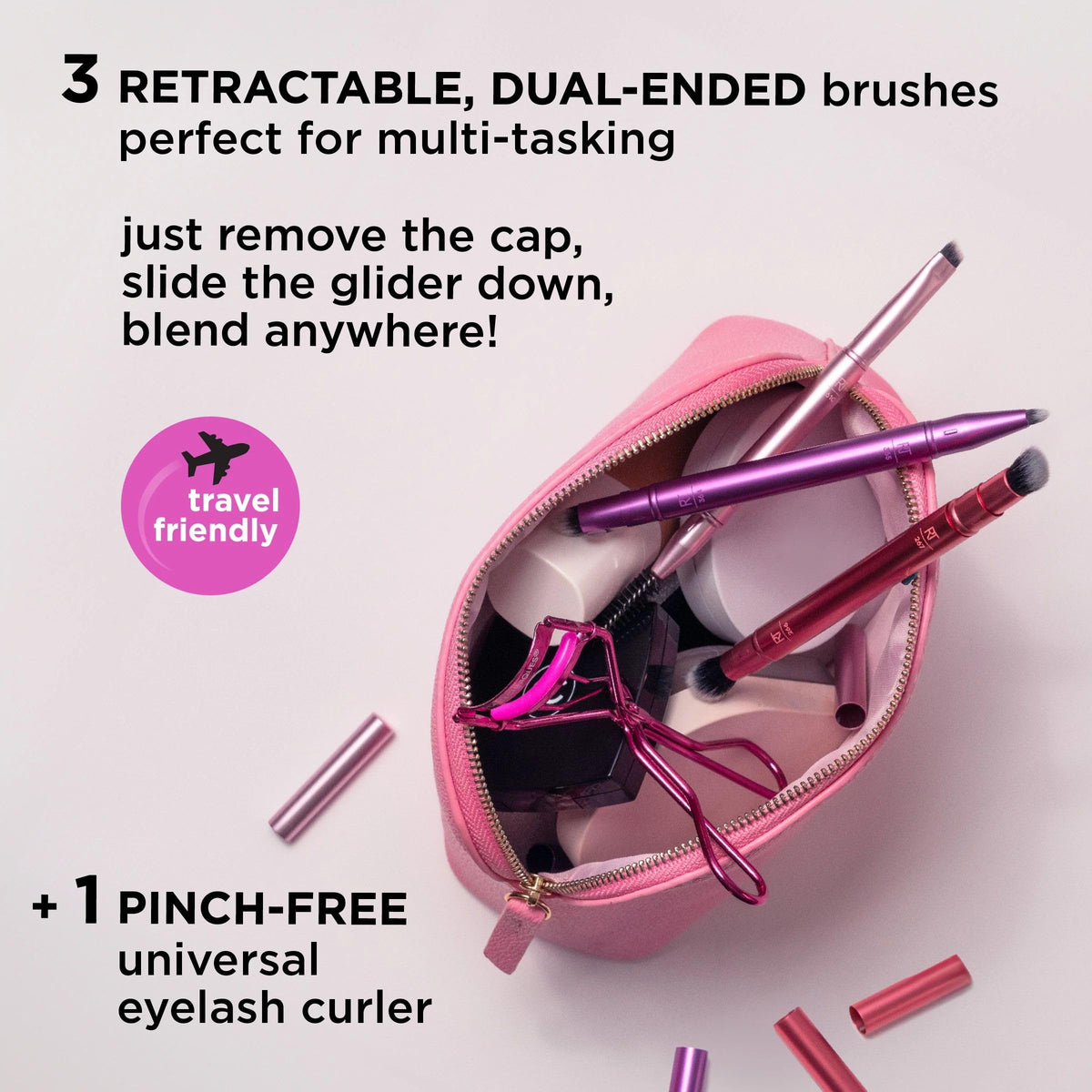 Real Techniques Double Time brow-spoolie for grooming and shaping brows