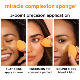 Real Techniques Miracle Airblend Sponge precision tip for precise product placement