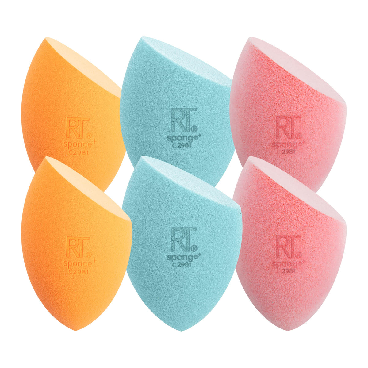 Real Techniques Miracle Complexion Sponge flat edge for precise foundation application