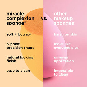 Real Techniques Miracle Powder Sponge dry use for setting powder