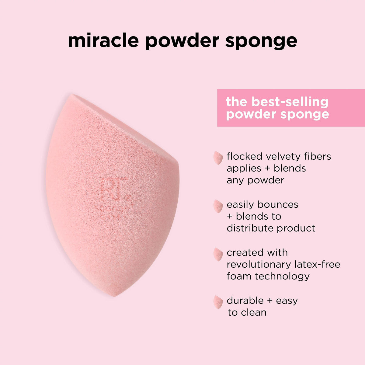 Real Techniques Miracle sponges refill pack for ongoing routines