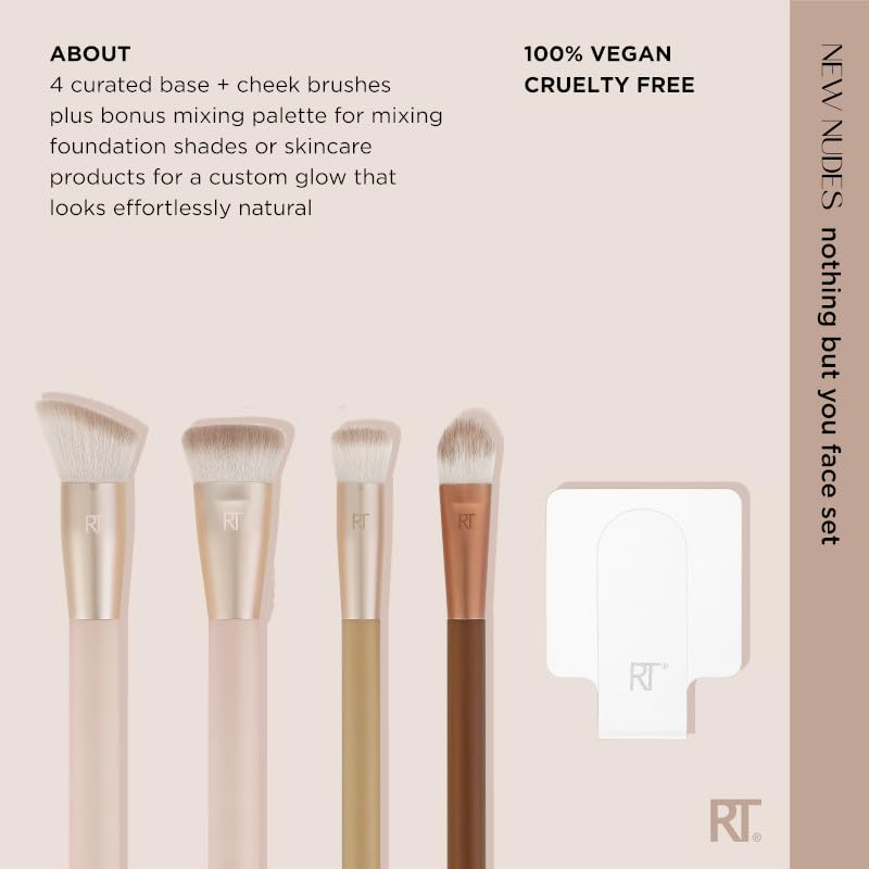 Real Techniques 083 Blurring Concealer Brush aids seamless concealing and blending.