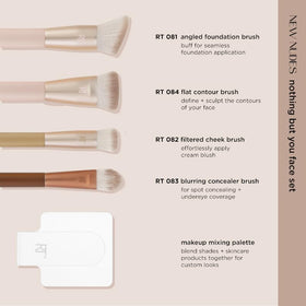 Real Techniques Makeup Mixing Palette enables custom shade blending.