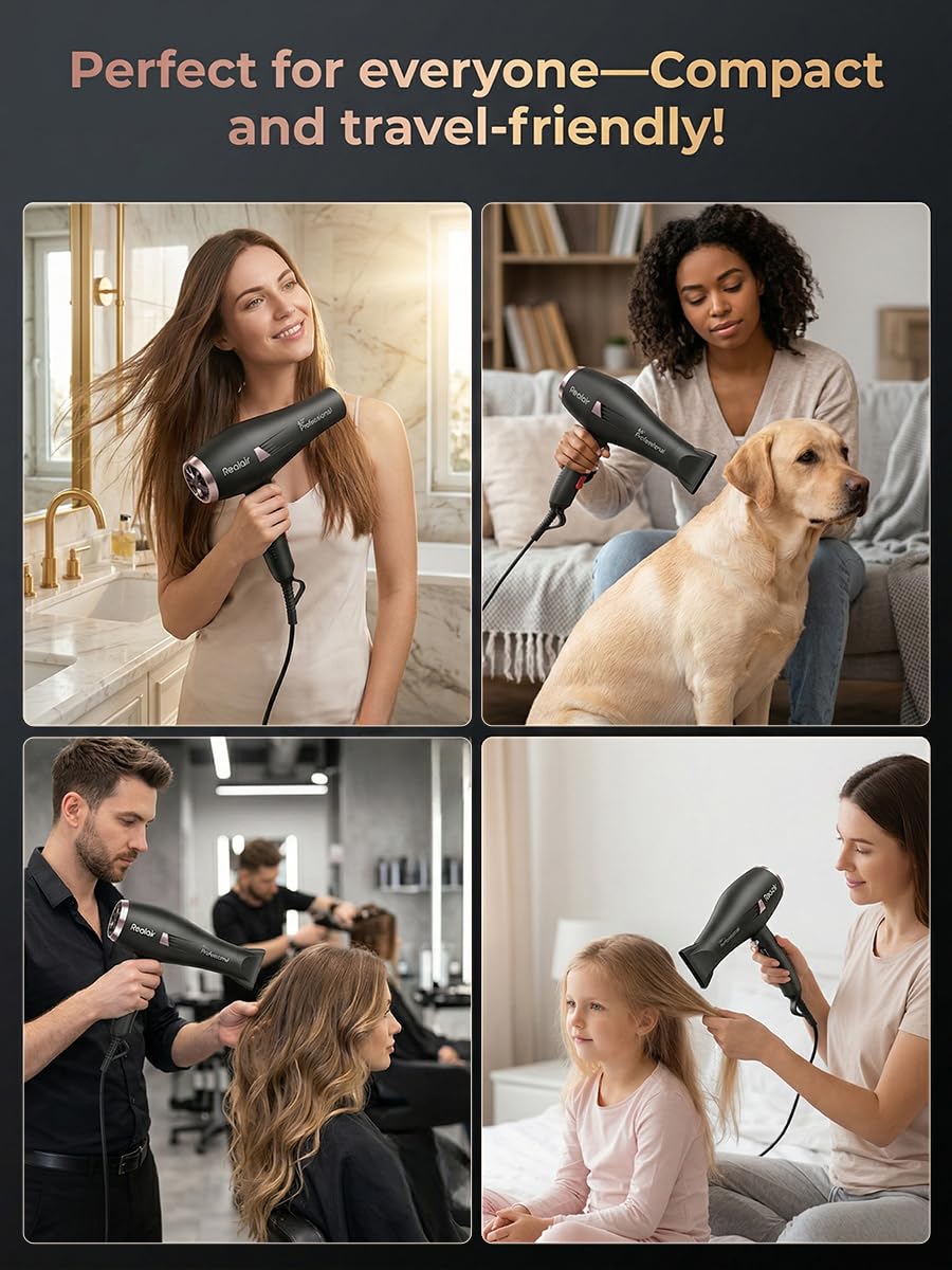 Realair professional-grade dryer suitable for home use