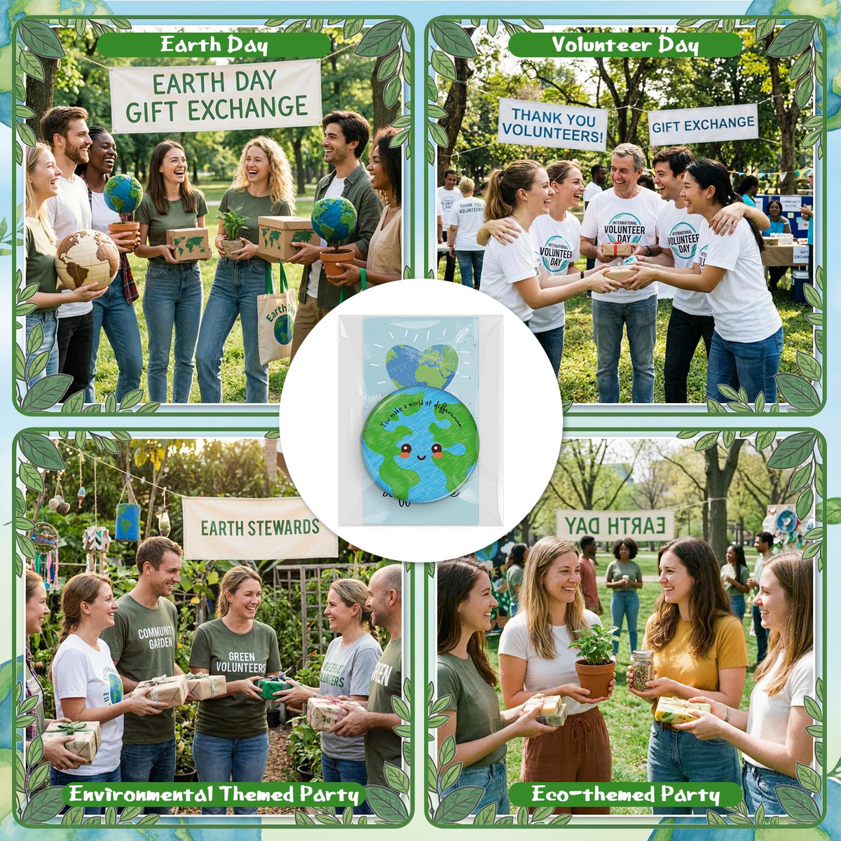 Reallnaive Earth Day set packaging showing complete gift bundle.
