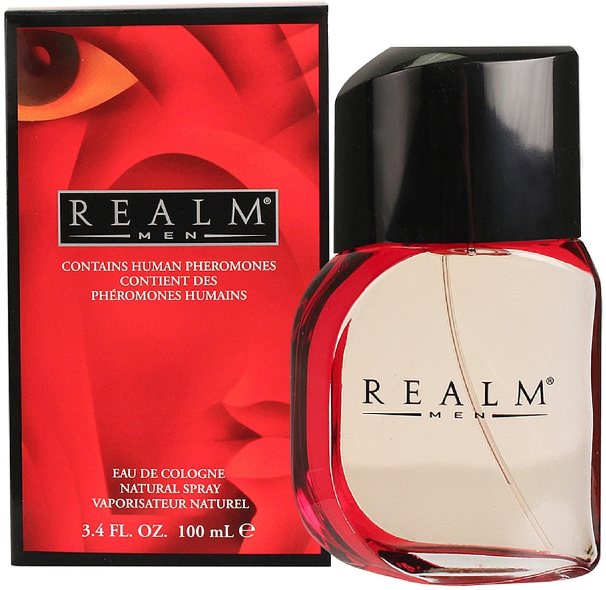 Realm Men Cologne Spray bottle for daily wear and confident scent.